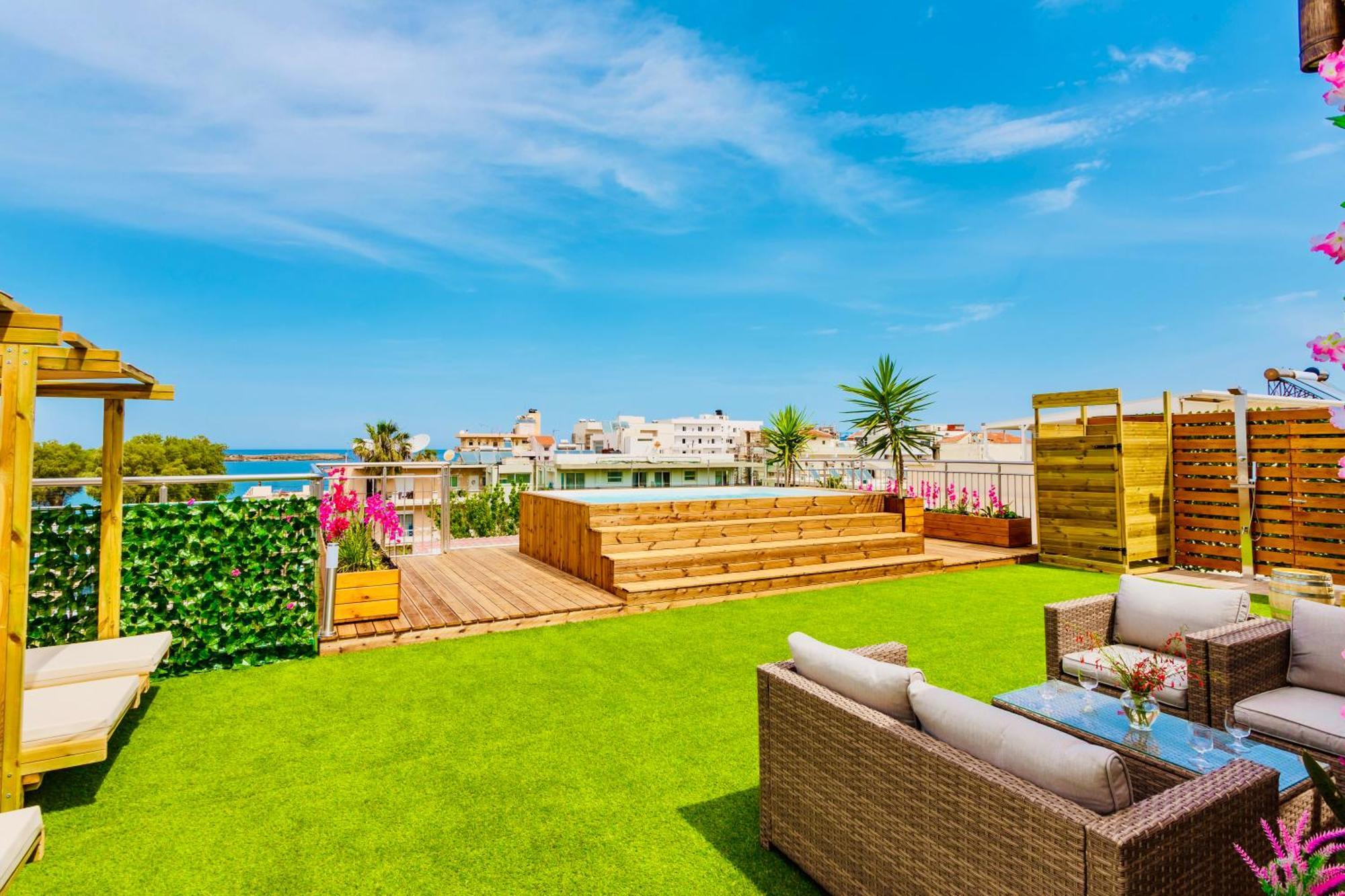 Pearl Seaside Cozy Apartments Chrissi Akti Chania Exterior foto