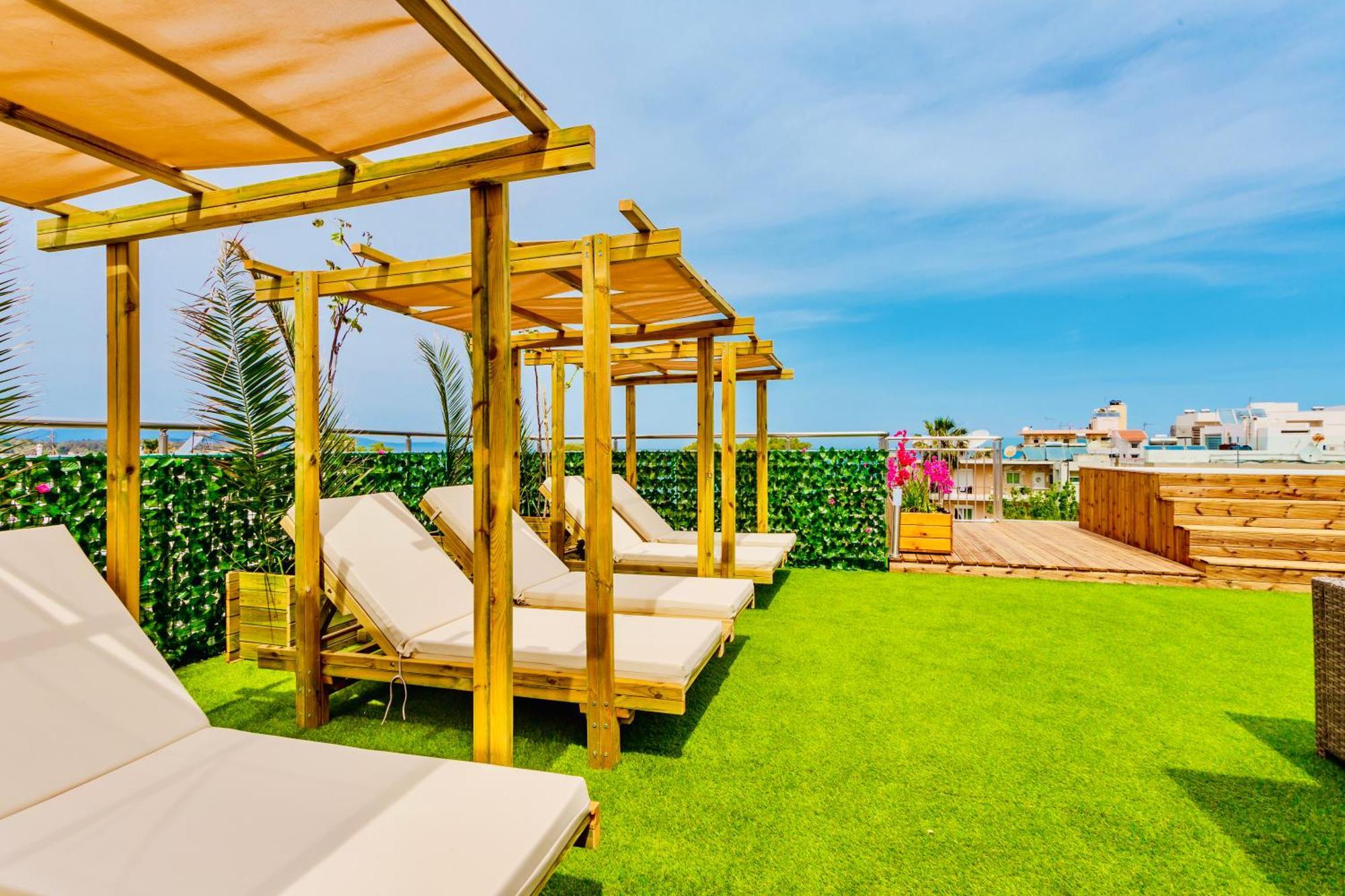 Pearl Seaside Cozy Apartments Chrissi Akti Chania Exterior foto
