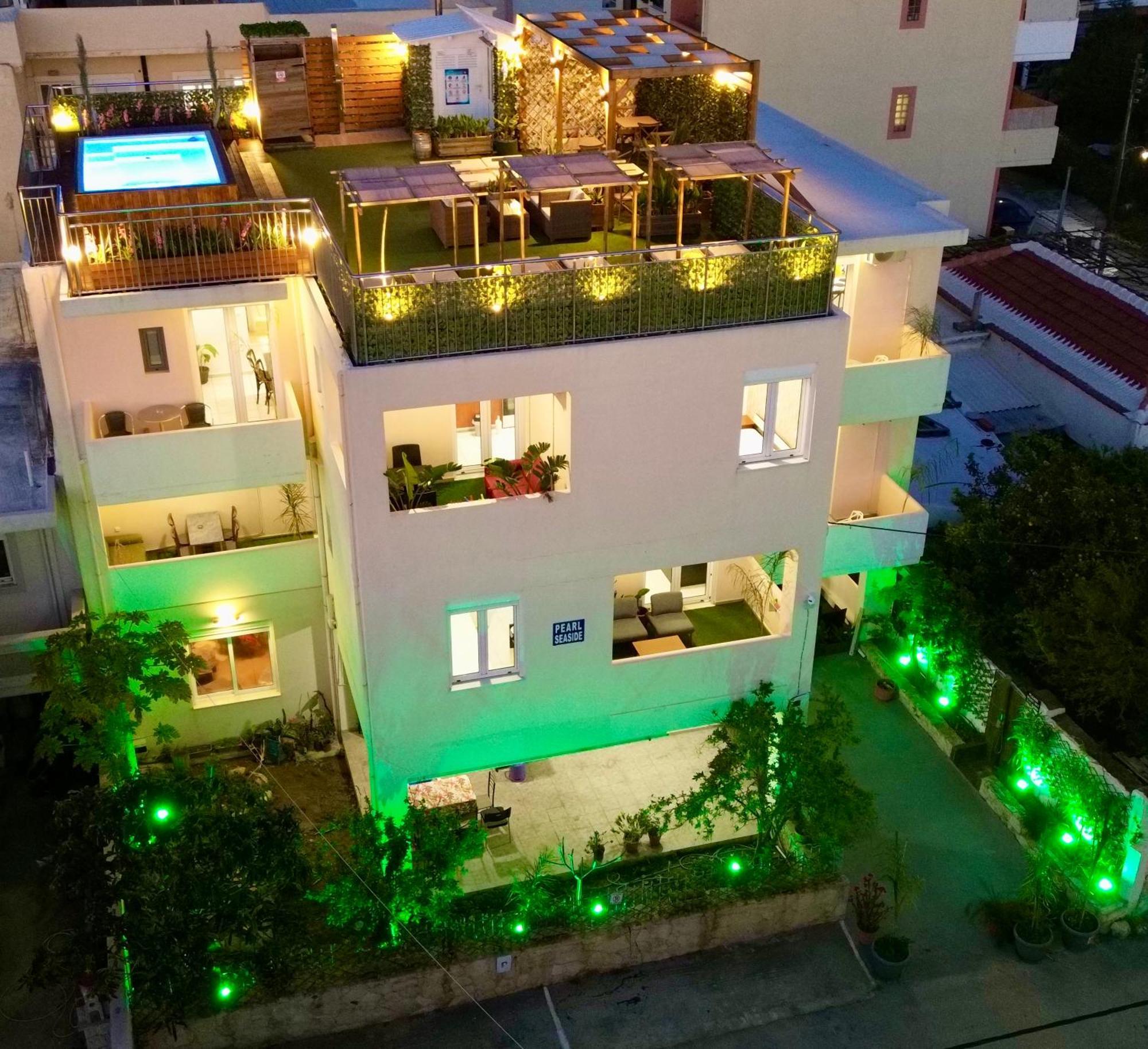 Pearl Seaside Cozy Apartments Chrissi Akti Chania Exterior foto